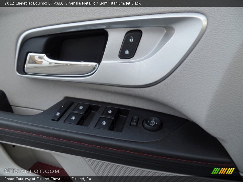 Silver Ice Metallic / Light Titanium/Jet Black 2012 Chevrolet Equinox LT AWD