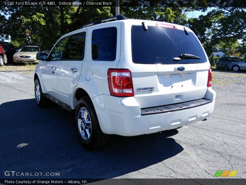 Oxford White / Charcoal Black 2012 Ford Escape XLT 4WD
