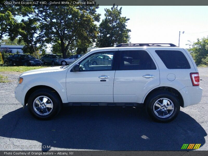 Oxford White / Charcoal Black 2012 Ford Escape XLT 4WD