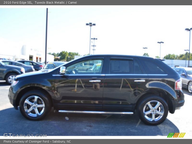 Tuxedo Black Metallic / Camel 2010 Ford Edge SEL