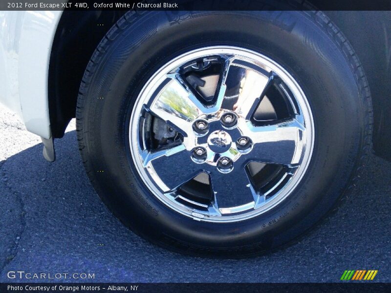 Oxford White / Charcoal Black 2012 Ford Escape XLT 4WD