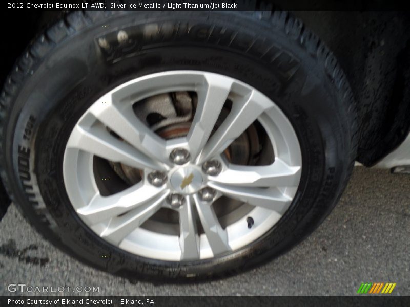Silver Ice Metallic / Light Titanium/Jet Black 2012 Chevrolet Equinox LT AWD