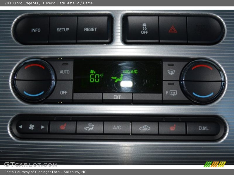 Tuxedo Black Metallic / Camel 2010 Ford Edge SEL