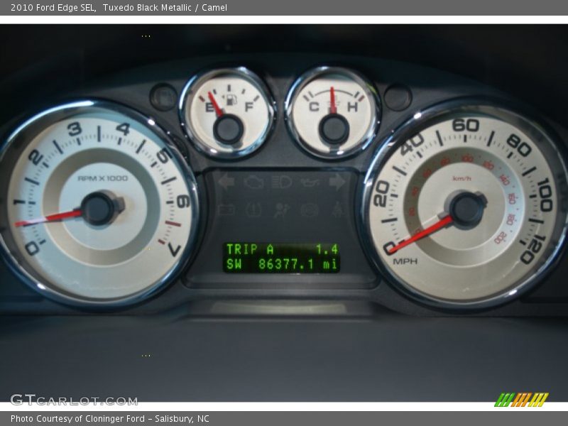 Tuxedo Black Metallic / Camel 2010 Ford Edge SEL
