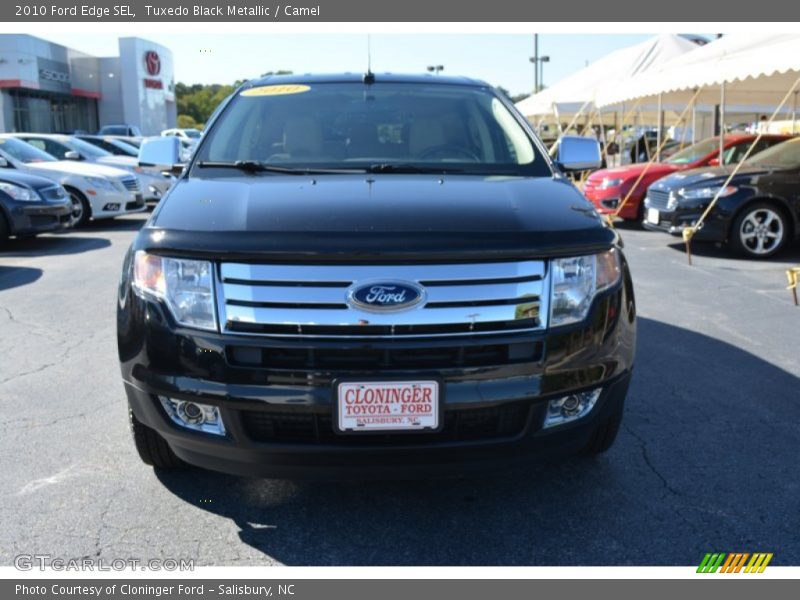 Tuxedo Black Metallic / Camel 2010 Ford Edge SEL