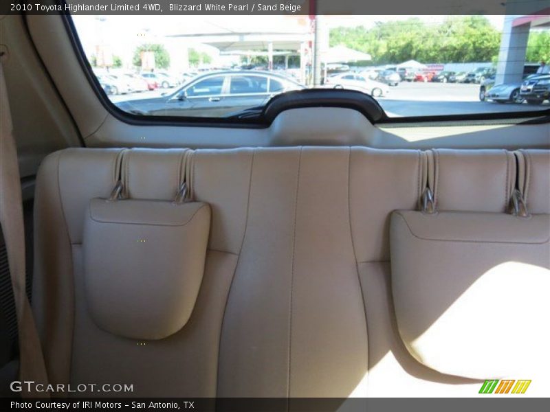 Blizzard White Pearl / Sand Beige 2010 Toyota Highlander Limited 4WD