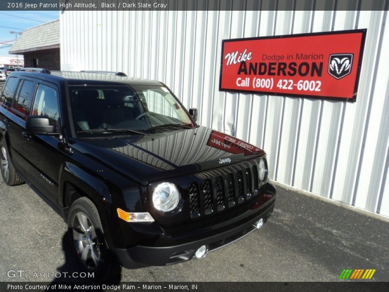 Black / Dark Slate Gray 2016 Jeep Patriot High Altitude