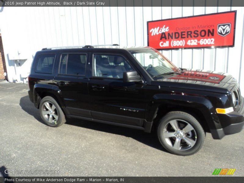 Black / Dark Slate Gray 2016 Jeep Patriot High Altitude
