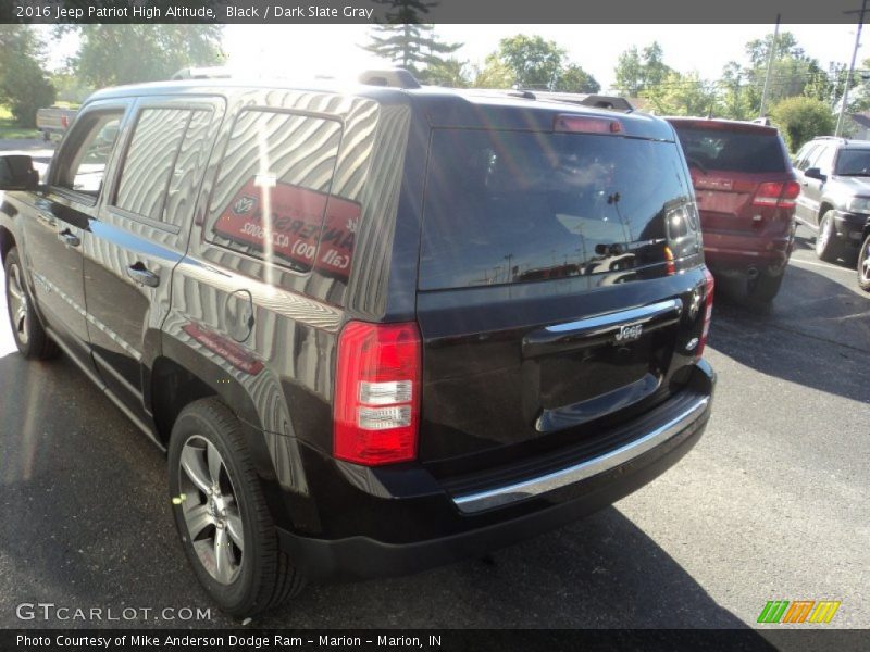 Black / Dark Slate Gray 2016 Jeep Patriot High Altitude