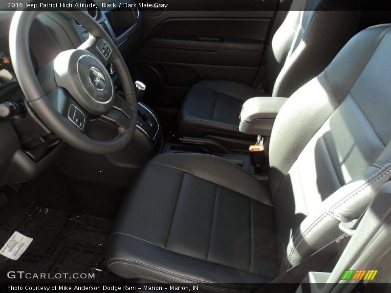 Black / Dark Slate Gray 2016 Jeep Patriot High Altitude