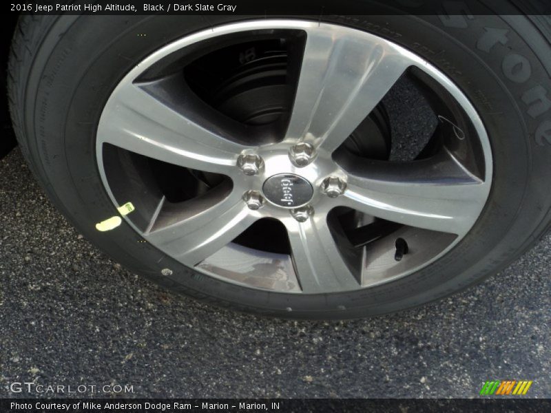 Black / Dark Slate Gray 2016 Jeep Patriot High Altitude