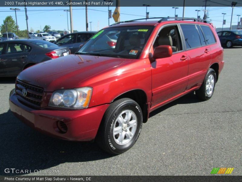 Front 3/4 View of 2003 Highlander V6 4WD