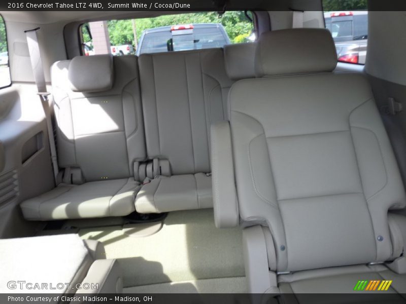 Summit White / Cocoa/Dune 2016 Chevrolet Tahoe LTZ 4WD