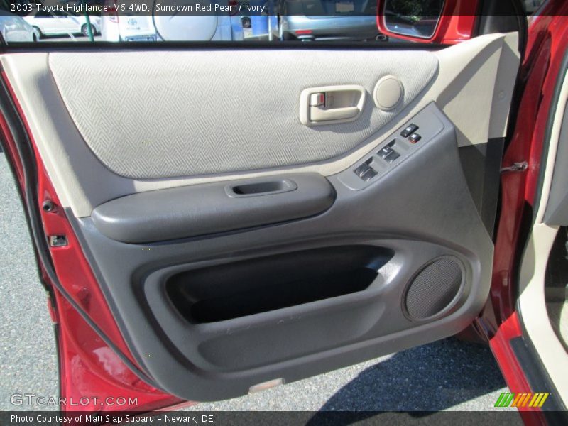 Sundown Red Pearl / Ivory 2003 Toyota Highlander V6 4WD