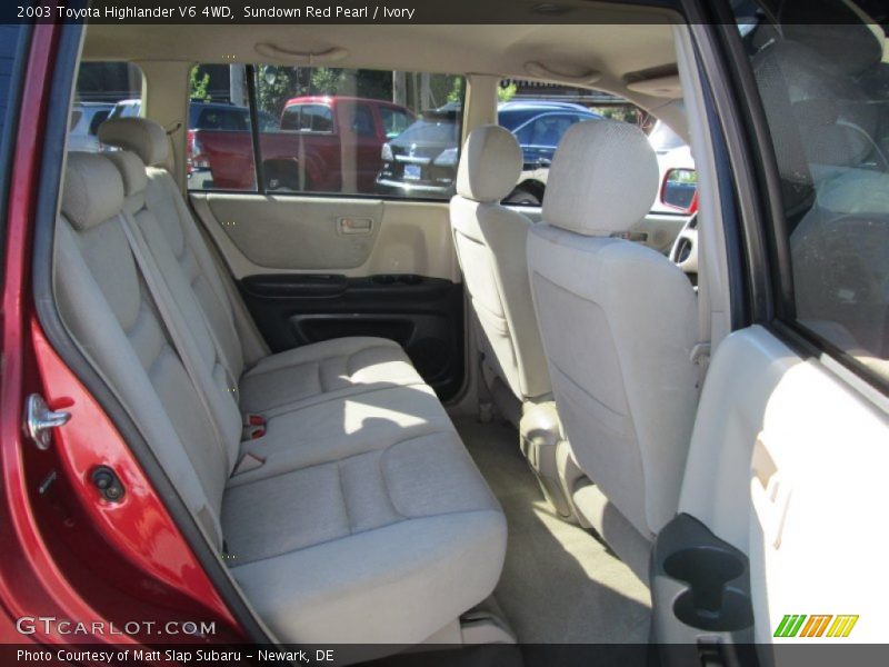 Sundown Red Pearl / Ivory 2003 Toyota Highlander V6 4WD