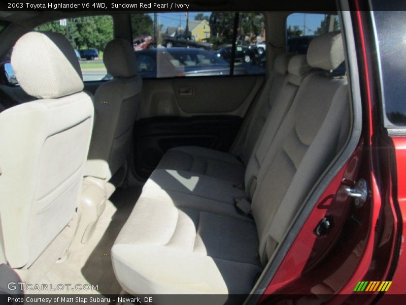 Sundown Red Pearl / Ivory 2003 Toyota Highlander V6 4WD