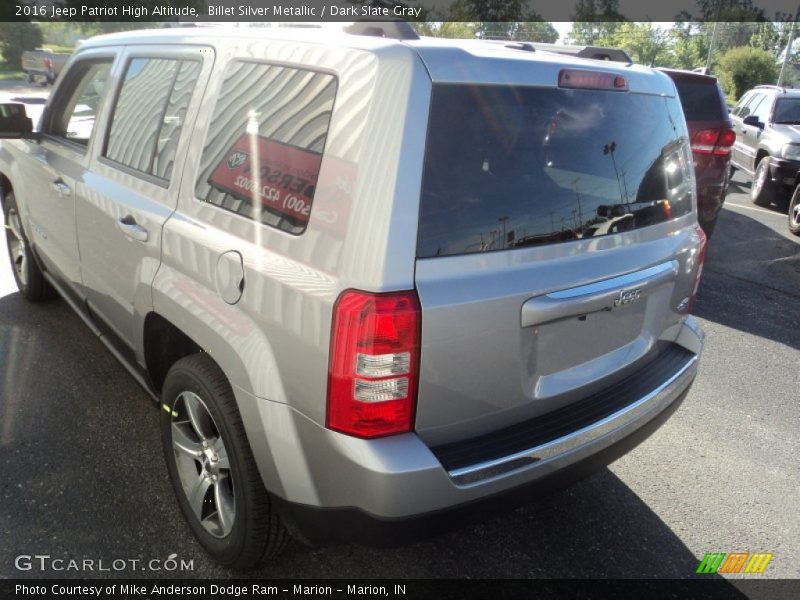 Billet Silver Metallic / Dark Slate Gray 2016 Jeep Patriot High Altitude