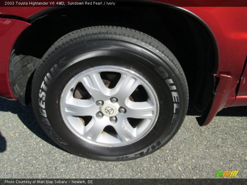 Sundown Red Pearl / Ivory 2003 Toyota Highlander V6 4WD