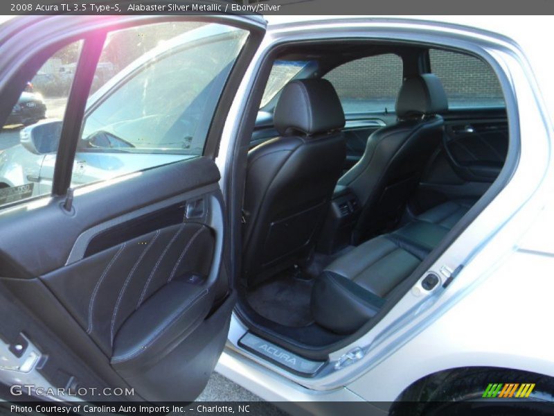 Alabaster Silver Metallic / Ebony/Silver 2008 Acura TL 3.5 Type-S