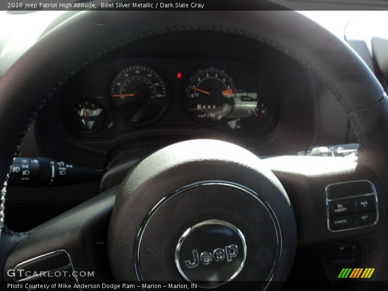 Billet Silver Metallic / Dark Slate Gray 2016 Jeep Patriot High Altitude