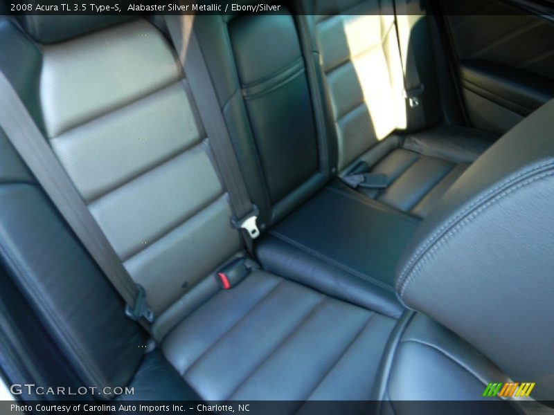 Alabaster Silver Metallic / Ebony/Silver 2008 Acura TL 3.5 Type-S