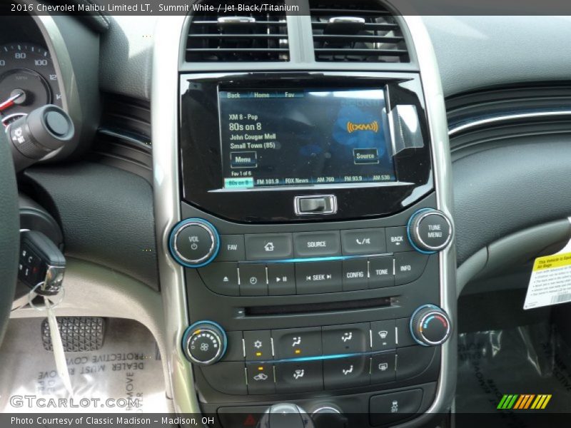 Summit White / Jet Black/Titanium 2016 Chevrolet Malibu Limited LT