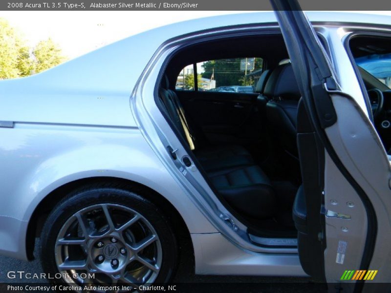 Alabaster Silver Metallic / Ebony/Silver 2008 Acura TL 3.5 Type-S