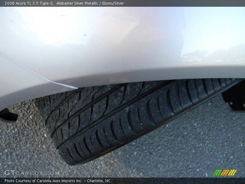 Alabaster Silver Metallic / Ebony/Silver 2008 Acura TL 3.5 Type-S