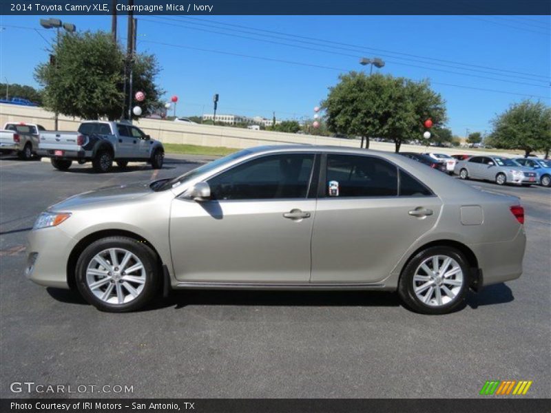 Champagne Mica / Ivory 2014 Toyota Camry XLE