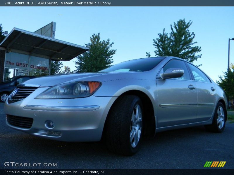 Meteor Silver Metallic / Ebony 2005 Acura RL 3.5 AWD Sedan