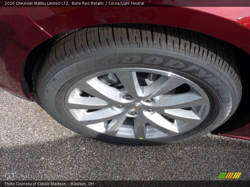 Butte Red Metallic / Cocoa/Light Neutral 2016 Chevrolet Malibu Limited LTZ