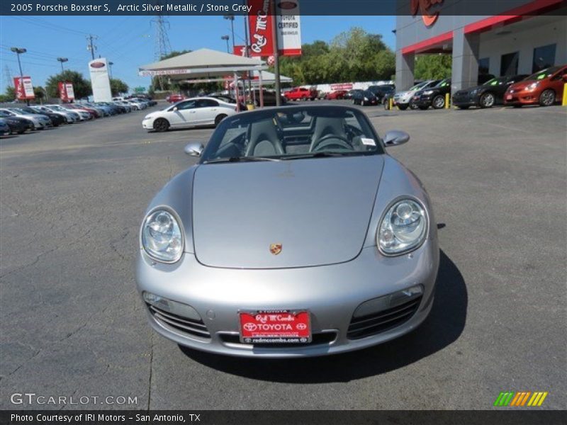 Arctic Silver Metallic / Stone Grey 2005 Porsche Boxster S