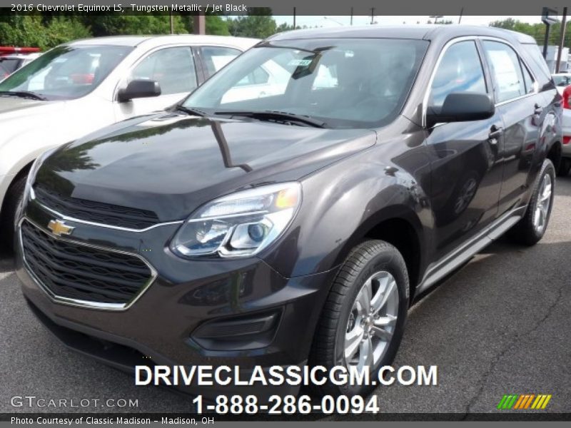 Tungsten Metallic / Jet Black 2016 Chevrolet Equinox LS