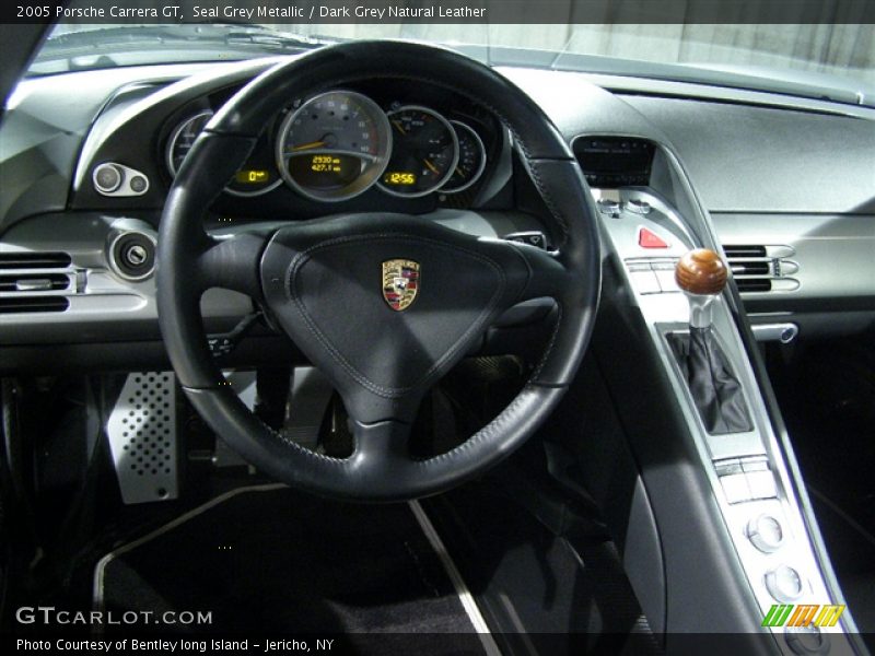 2005 Porsche Carrera GT, Seal Grey Metallic / Dark Gray, Steering Wheel Dashboard - 2005 Porsche Carrera GT 