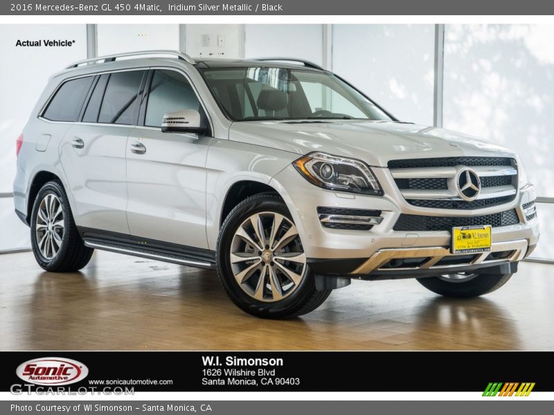 Iridium Silver Metallic / Black 2016 Mercedes-Benz GL 450 4Matic