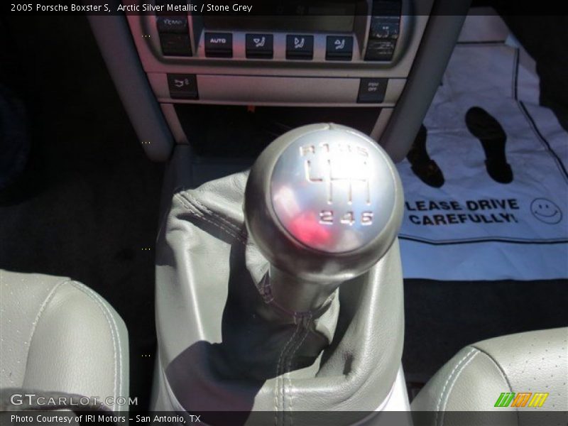 Arctic Silver Metallic / Stone Grey 2005 Porsche Boxster S