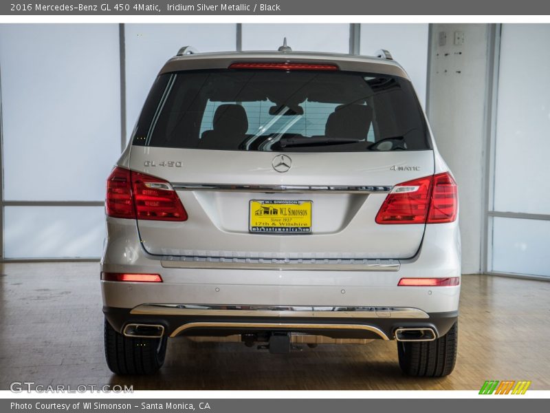 Iridium Silver Metallic / Black 2016 Mercedes-Benz GL 450 4Matic