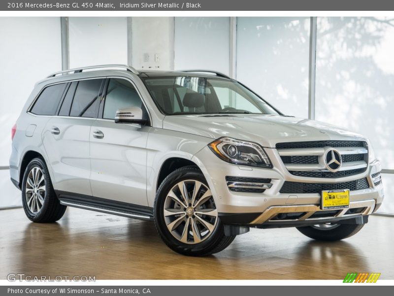Iridium Silver Metallic / Black 2016 Mercedes-Benz GL 450 4Matic