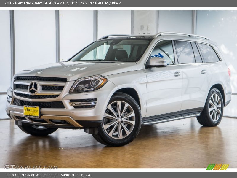 Iridium Silver Metallic / Black 2016 Mercedes-Benz GL 450 4Matic