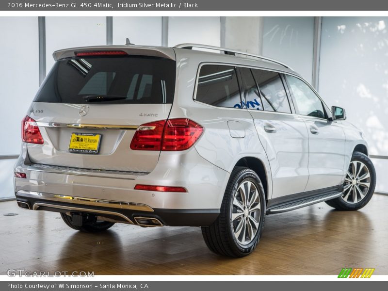 Iridium Silver Metallic / Black 2016 Mercedes-Benz GL 450 4Matic