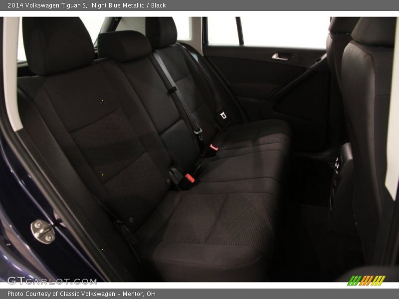 Night Blue Metallic / Black 2014 Volkswagen Tiguan S