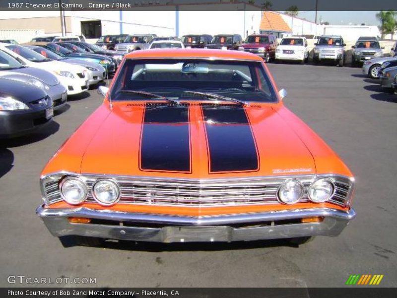Orange / Black 1967 Chevrolet El Camino