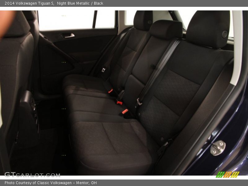 Night Blue Metallic / Black 2014 Volkswagen Tiguan S