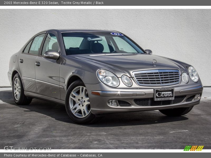 Tectite Grey Metallic / Black 2003 Mercedes-Benz E 320 Sedan
