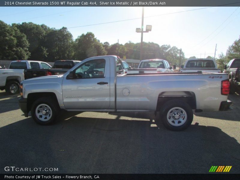 Silver Ice Metallic / Jet Black/Dark Ash 2014 Chevrolet Silverado 1500 WT Regular Cab 4x4