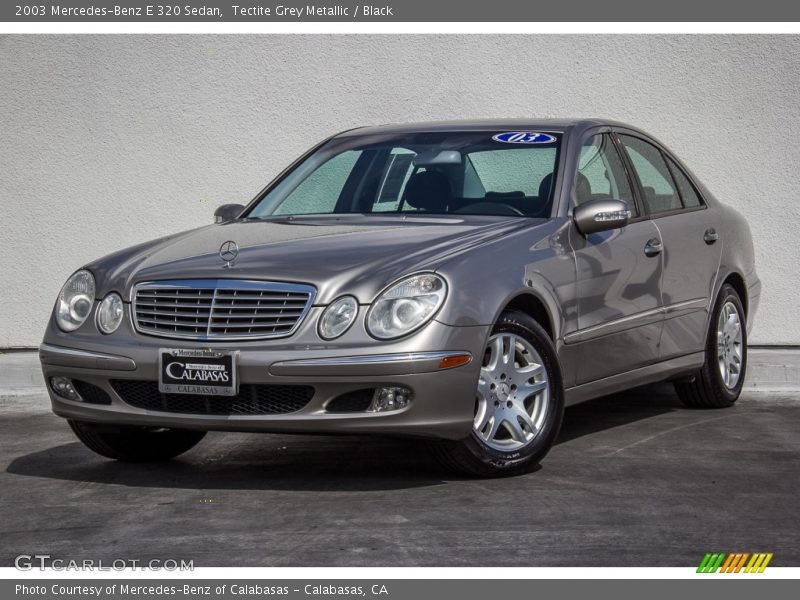Tectite Grey Metallic / Black 2003 Mercedes-Benz E 320 Sedan