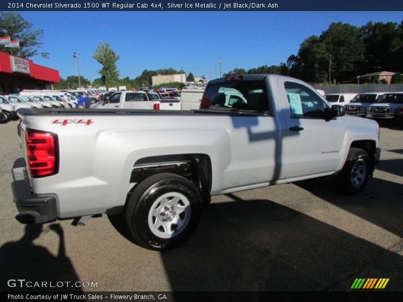 Silver Ice Metallic / Jet Black/Dark Ash 2014 Chevrolet Silverado 1500 WT Regular Cab 4x4