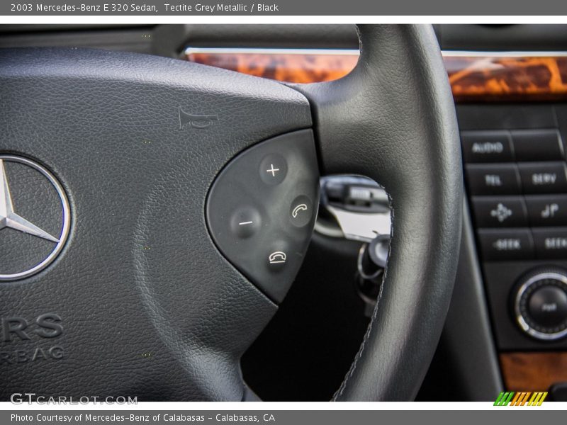 Tectite Grey Metallic / Black 2003 Mercedes-Benz E 320 Sedan