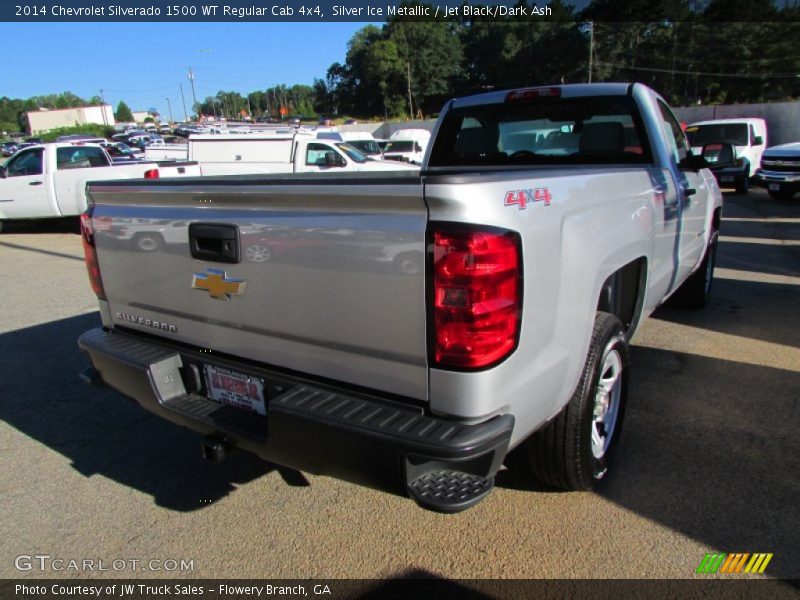 Silver Ice Metallic / Jet Black/Dark Ash 2014 Chevrolet Silverado 1500 WT Regular Cab 4x4