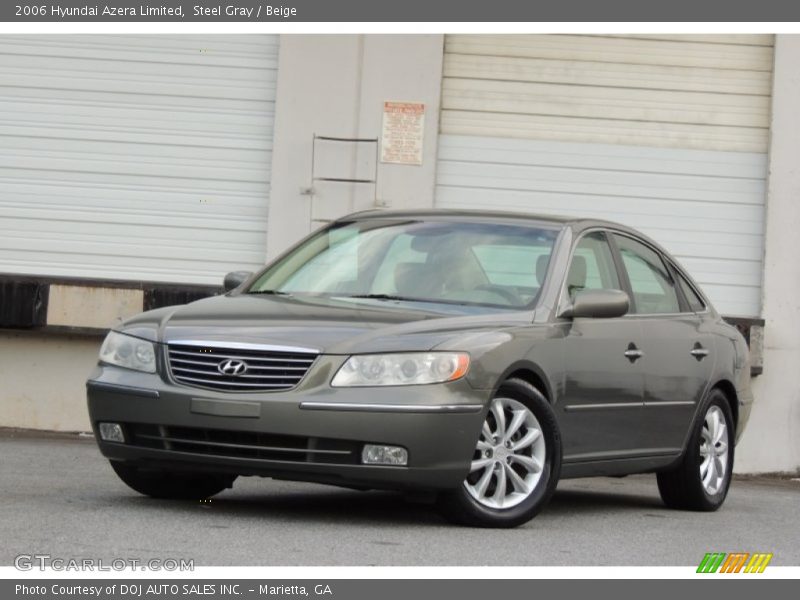 Steel Gray / Beige 2006 Hyundai Azera Limited